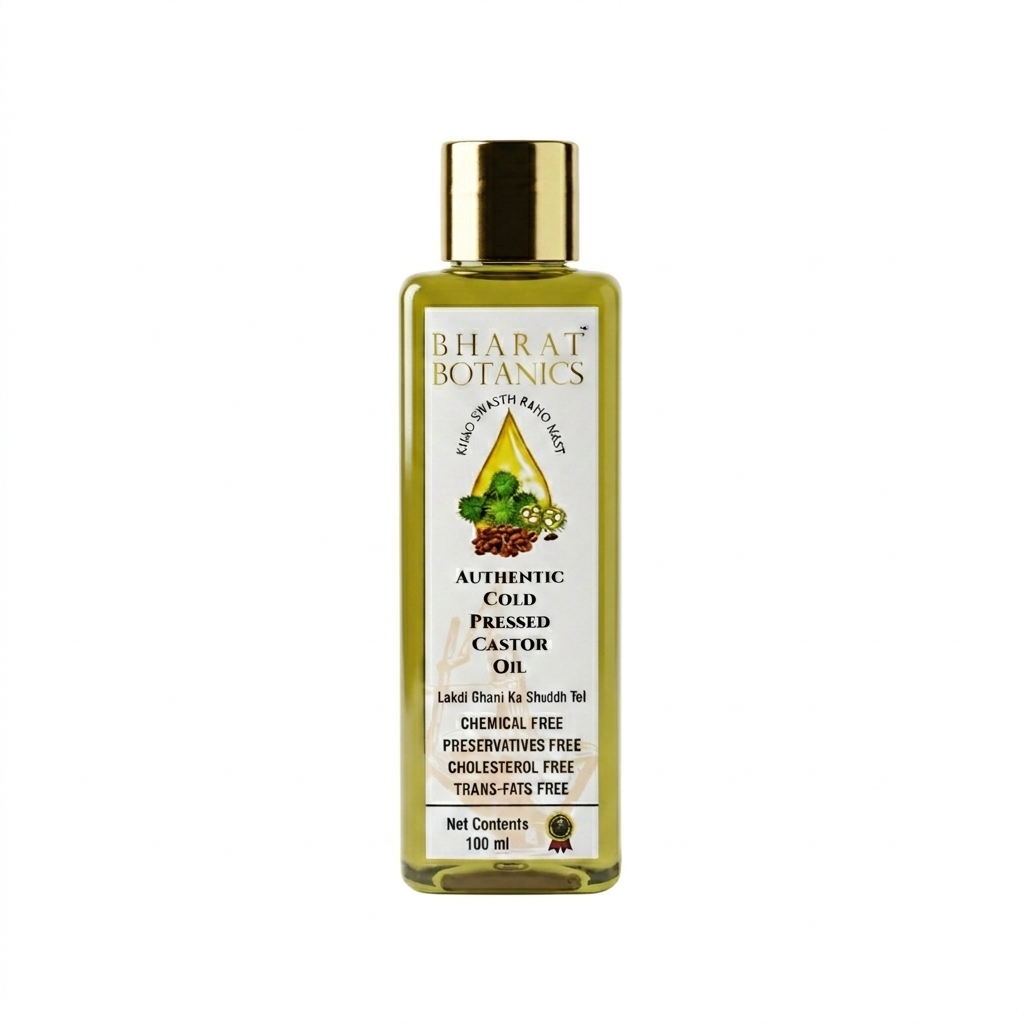 Pure & Cold Pressed Wood Pressed Castor Oil