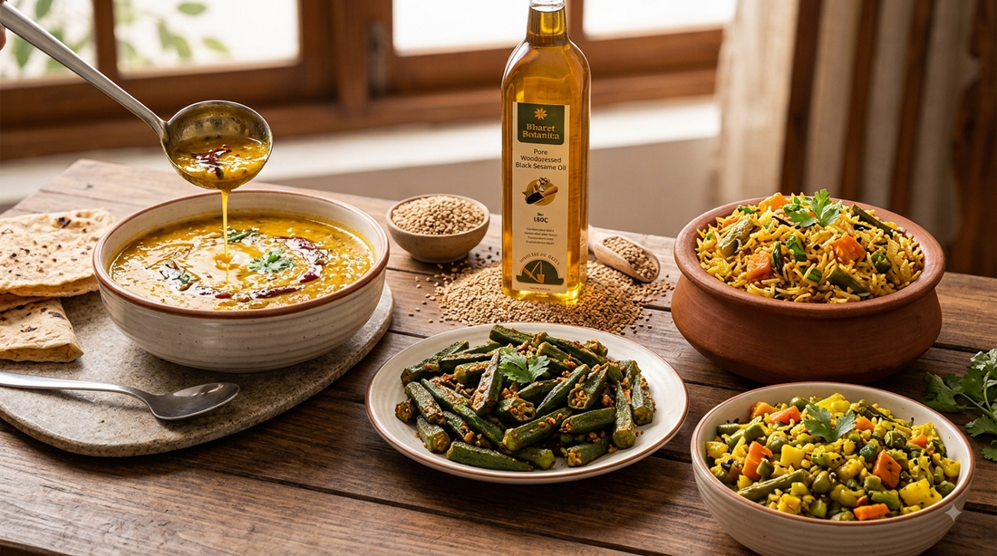 All-Time Favourite Vegetarian Dishes Made with Bharat Botanics Sesame Oil