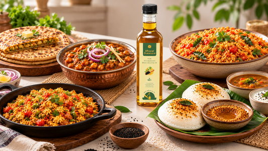 Traditional Indian Recipes Made with Bharat Botanics Sesame Oil