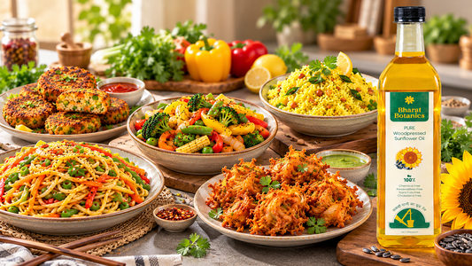 Crispy & Delicious Snacks Made with Bharat Botanics Sunflower Oil