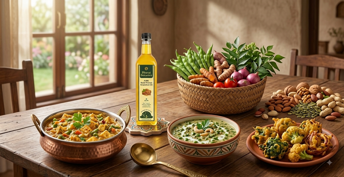 Vegetarian Recipes Made with Bharat Botanics Wood-Pressed Groundnut Oil