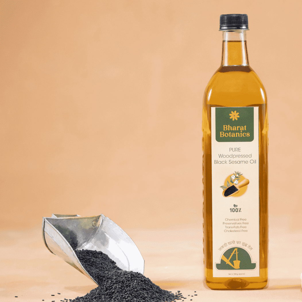 Authentic Cold/Wood Pressed Black Sesame Oil image 0