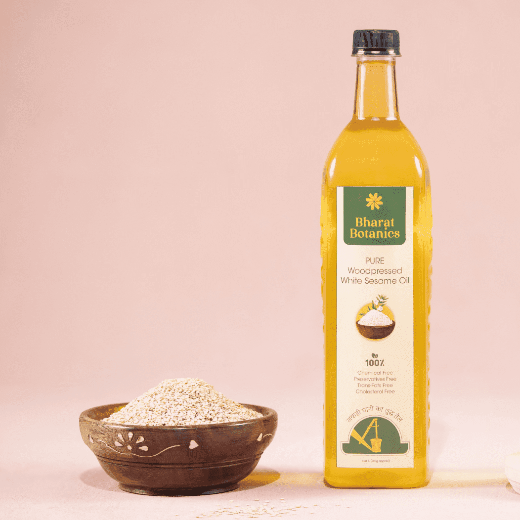Authentic Cold/Wood Pressed White Sesame Oil image 0