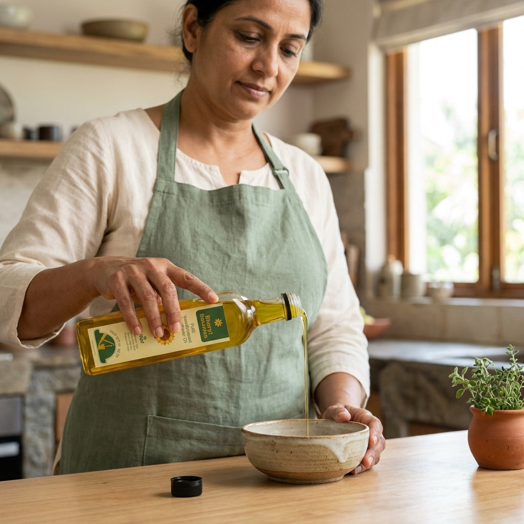 Wood Pressed Sunflower Oil