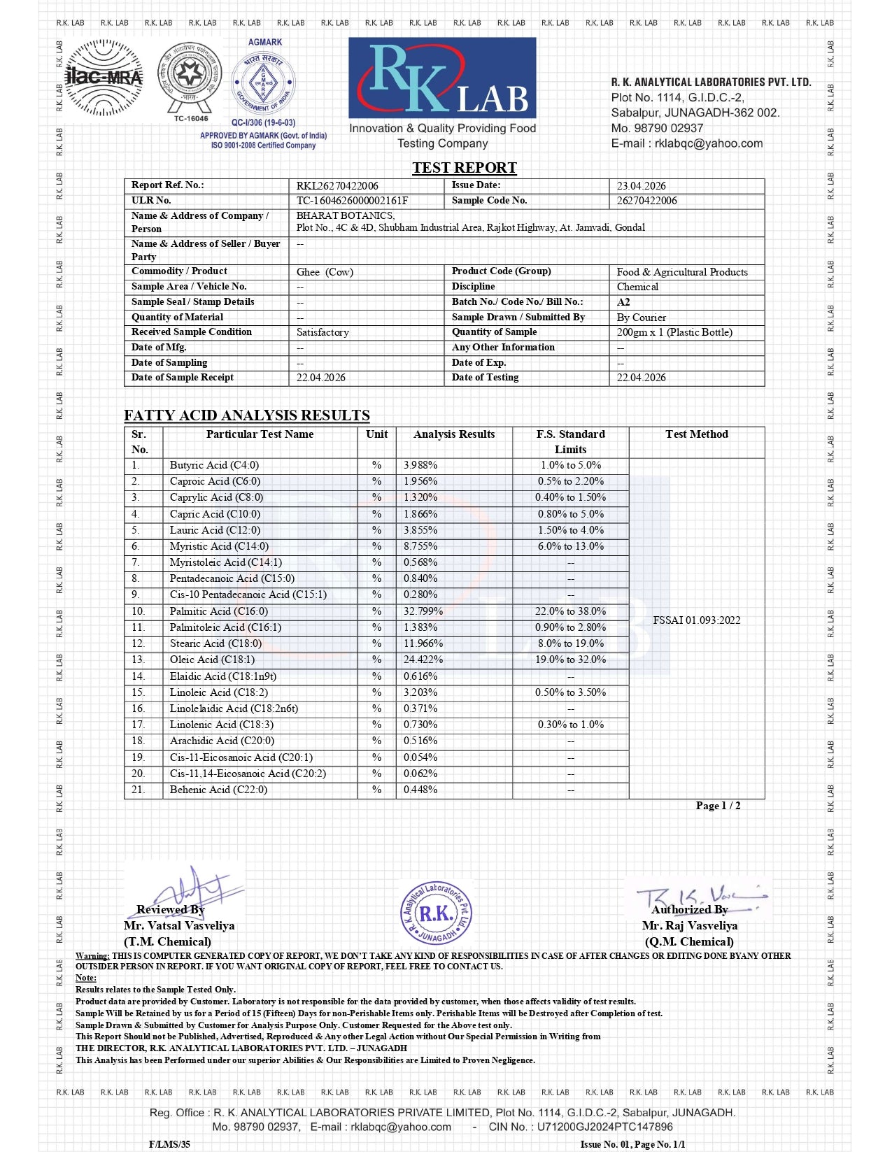 A2 Gir Cow Ghee