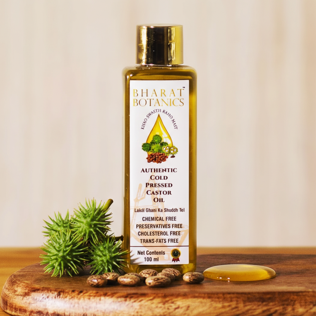 Cold Pressed Castor Oil for Healthy Hair Growth