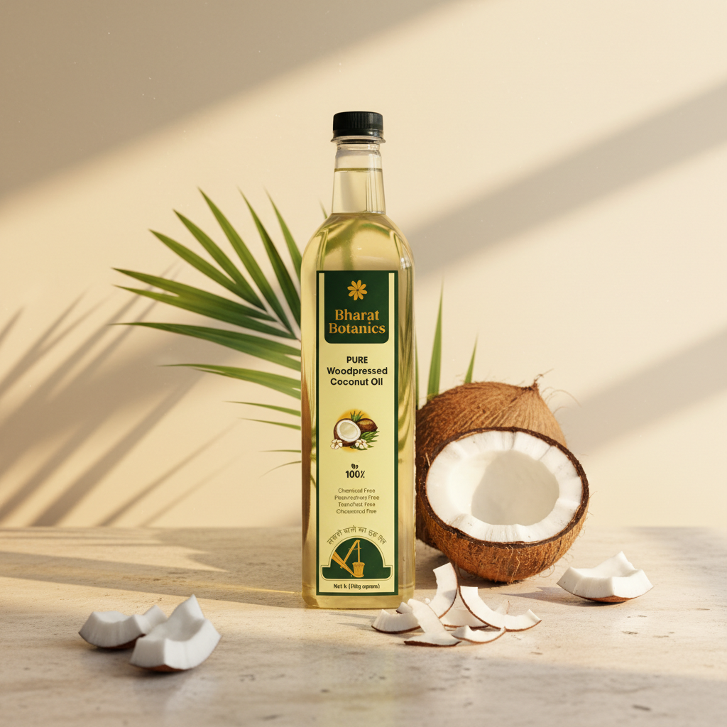 Pure Coconut Oil Product by Bharat Botanics