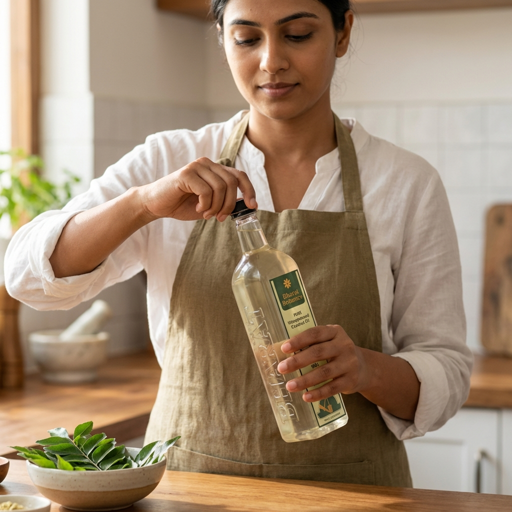 Pure Coconut Oil for Hair and Cooking