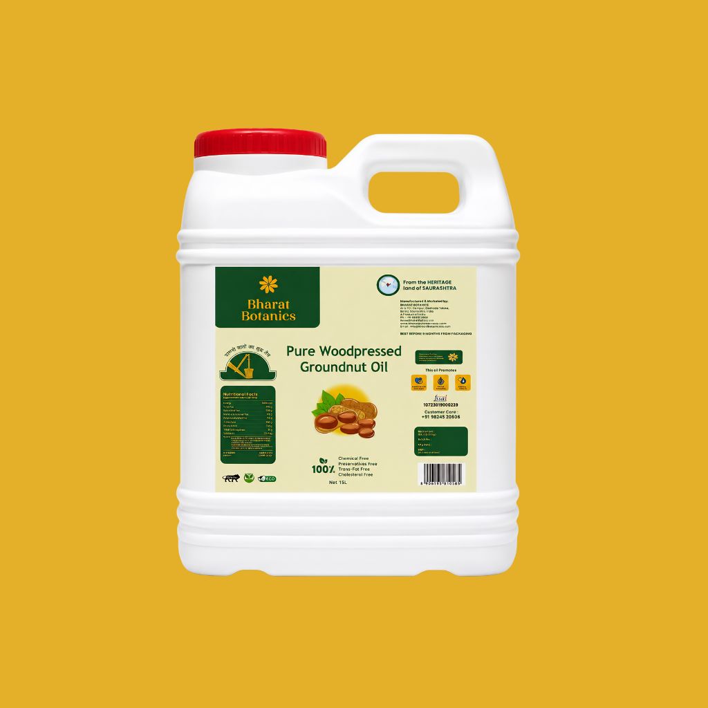 Wood Pressed Groundnut Oil 15 Litre