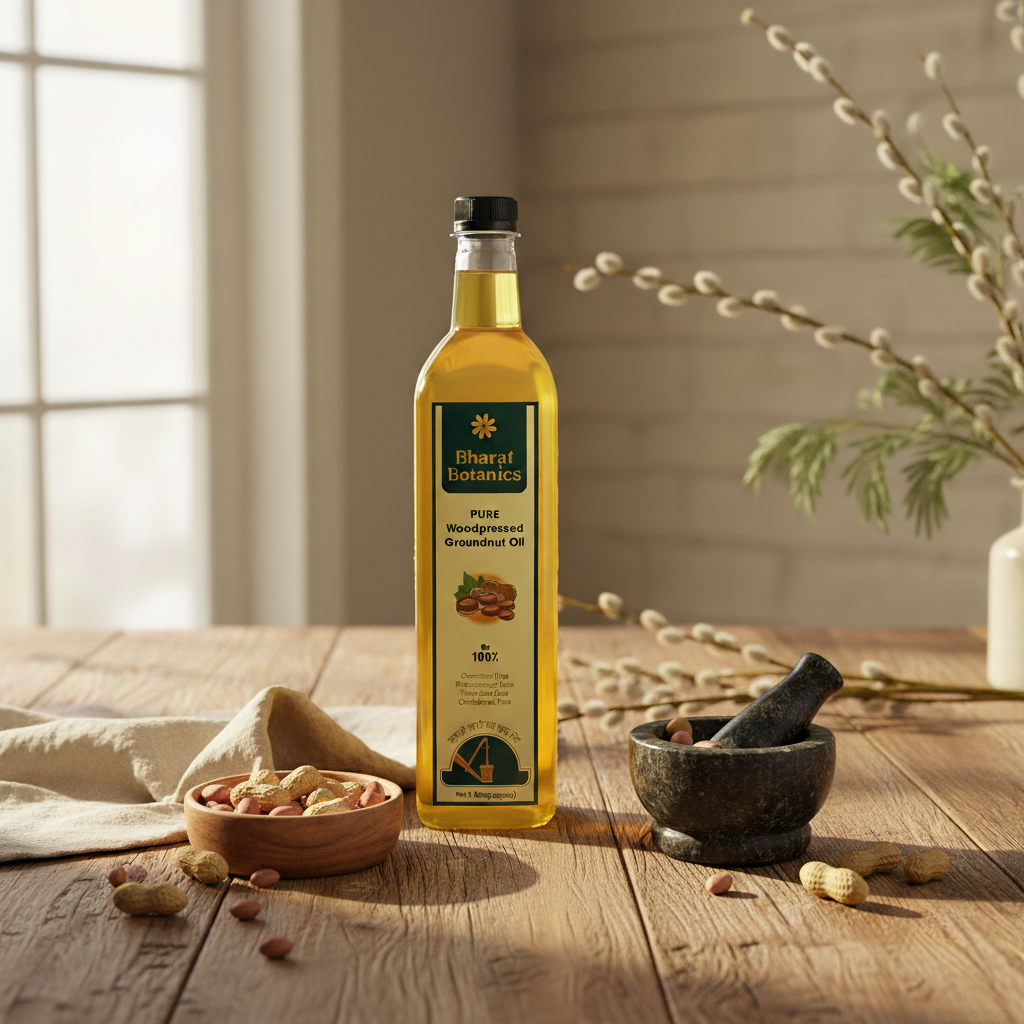 Premium Cold Pressed Groundnut Oil Product