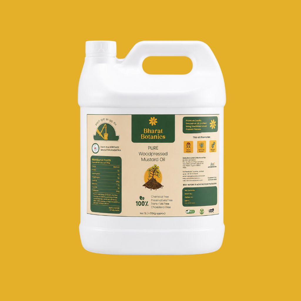 Wood Pressed Mustard Oil 5 Litre