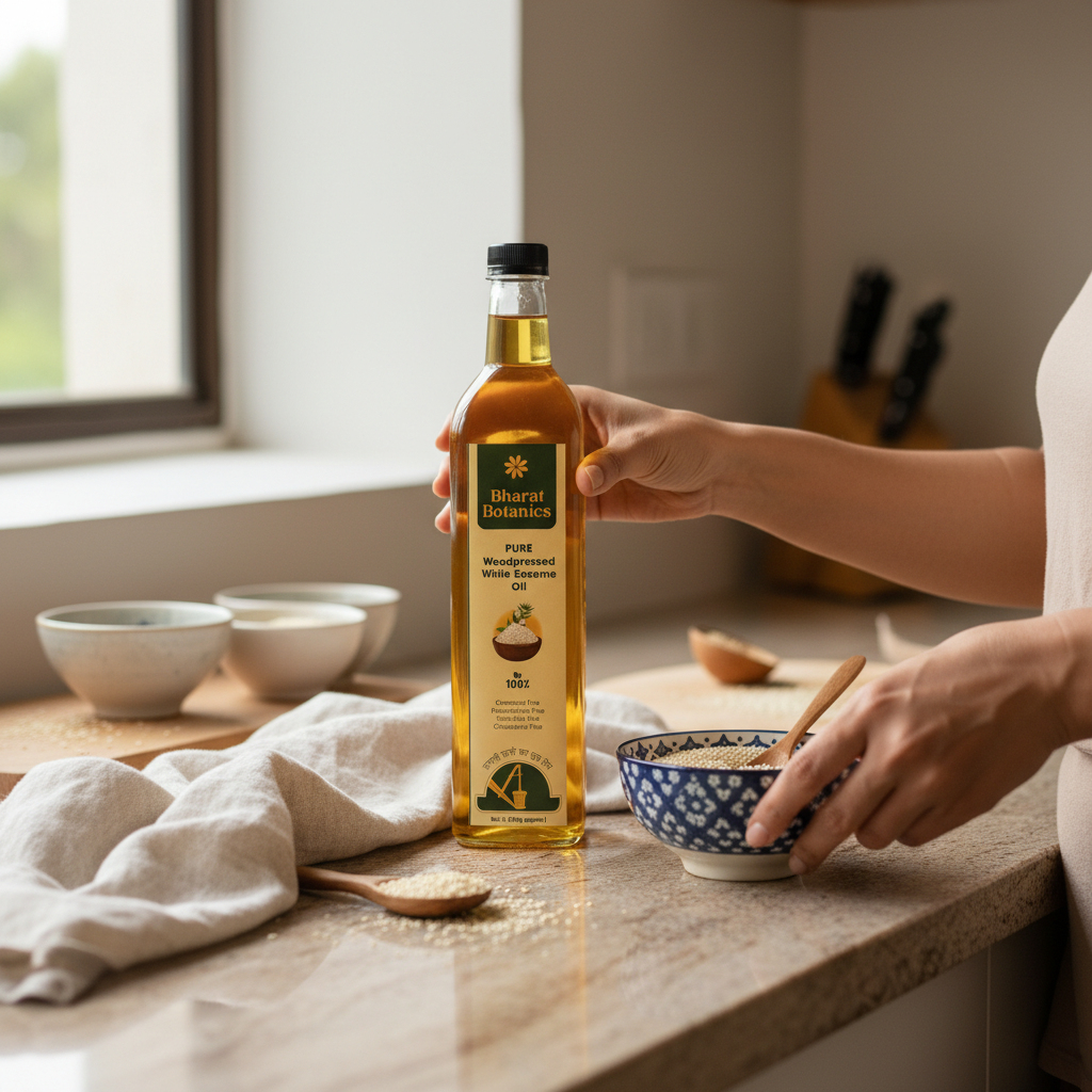 100% Verified White Sesame Oil 