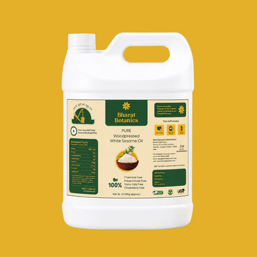 Wood Pressed White Sesame Oil 5 Litre 