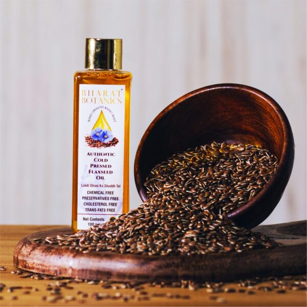 Authentic Cold Pressed Flax Seed Oil